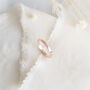 Star Engraved Ring Band In Solid Rose Gold, thumbnail 2 of 8