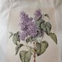 Floral Botanical Print Cotton Shopper Tote Bag, thumbnail 7 of 12