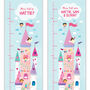 Personalised Fairy Castle Height Chart, thumbnail 5 of 7