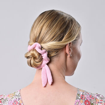 Hair Tie Scrunchies Easy Knitting Kit, 3 of 9