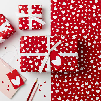 Love Hearts Wrapping Paper Set, 7 of 7