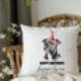 Personalised Staffordshire Bull Terrier Birthday Party Cushion, thumbnail 1 of 2