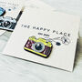 Vintage Camera Pin Badge Colourful Retro Enamel Pin, thumbnail 6 of 7