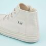 Personalised Grey Kids High Top Trainers, thumbnail 5 of 6