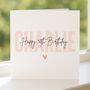 Personalised 30th Birthday Card For Her Or Daughter, Wife, thumbnail 7 of 7