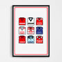 Football Shirt Poster, thumbnail 7 of 12