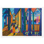 Golden Hour On Blue Giclée Art Print, thumbnail 2 of 4