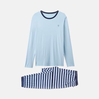 Men's 'Maritime' Bamboo Pyjama Set, 3 of 5