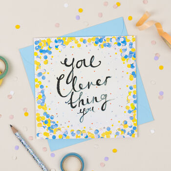 'You Clever Thing' Greeting Card, 2 of 2