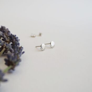 Recycled Silver Rae Studs, 2 of 5