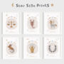 Personalised Cancer Star Sign Print, thumbnail 4 of 4