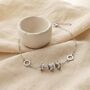 Baguette Diamond Bracelet Silver, thumbnail 5 of 7