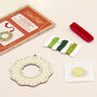 Make Your Own Stitched Wreath Decoration, thumbnail 6 of 7