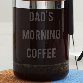 Personalised Cafetiere, 2 of 3