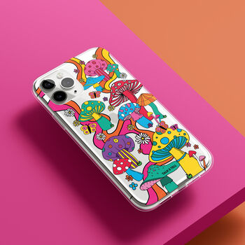 Groovy Mushrooms Phone Case For iPhone, 4 of 9