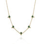 Gemstone Cleopatra Necklace Gold Plated Sterling Silver, thumbnail 6 of 12