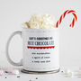 Festive Perfect Hot Chocolate Mug, thumbnail 1 of 2