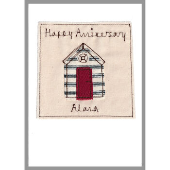 Personalised Beach Hut Card For Any Occasion / New Home, 6 of 12