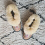 Pastel Sheepskin Slippers, thumbnail 3 of 9