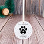 Personalised Pet First Christmas Ceramic Ornament, thumbnail 6 of 7