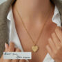 Personalised Handwriting Heart Necklace, thumbnail 1 of 6