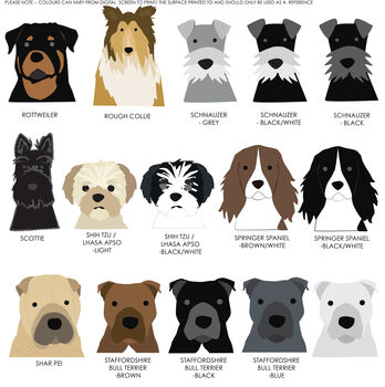 Personalised Christmas Dog Stamp Wrapping Paper, 9 of 12