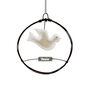 Small Rusty Wire Wreath With Dove Of Peace, thumbnail 2 of 2