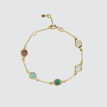 Palma Gold Love Gemstone Bracelet, 3 of 4