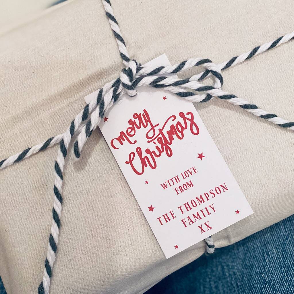 'Merry Christmas' Christmas Gift Tags, 1 of 5
