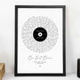Custom Song Lyrics Print, Personalised Gift, thumbnail 4 of 7
