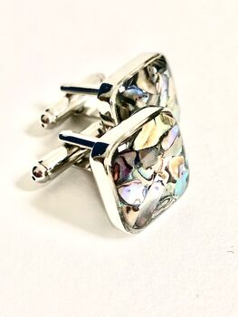 Abalone Cufflinks, 2 of 7