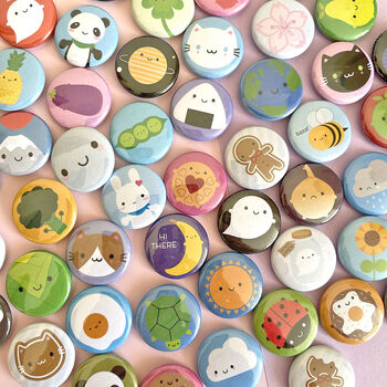 Assorted Kawaii Badges For Party Bags, 3 of 3