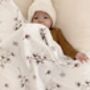 Cotton Flower Muslin Swaddle, thumbnail 2 of 5