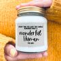Remember What A Wonderful Human You Are Candle And Heart, thumbnail 2 of 9