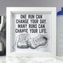 Running Quote Inspirational Art Print For Runners, thumbnail 1 of 3