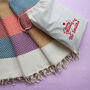 Soft Cotton Sofa Throw, Cotton Anniversary Gift, thumbnail 1 of 9
