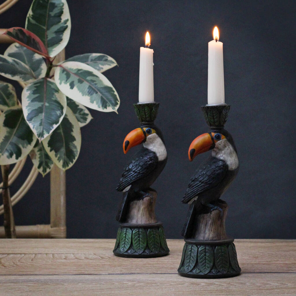 Toucan Candlestick Holder X1, 1 of 3