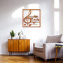 Metal Treble Clef And Notes Square Frame Wall Art Decor, thumbnail 7 of 11