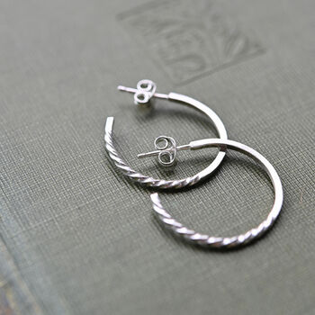 Modern Twisted Hoops, 3 of 6