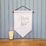 'Child of God' Wall Hanger Baby/ Child/ Baptism, thumbnail 7 of 7