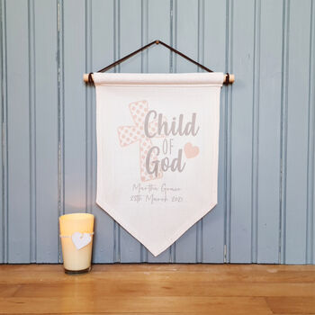 'Child of God' Wall Hanger Baby/ Child/ Baptism, 7 of 7