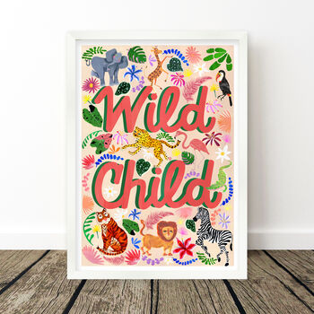 Wild Child Safari Kids Print, 8 of 10