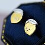 Sterling Silver Lemon Stud Earrings, thumbnail 2 of 12