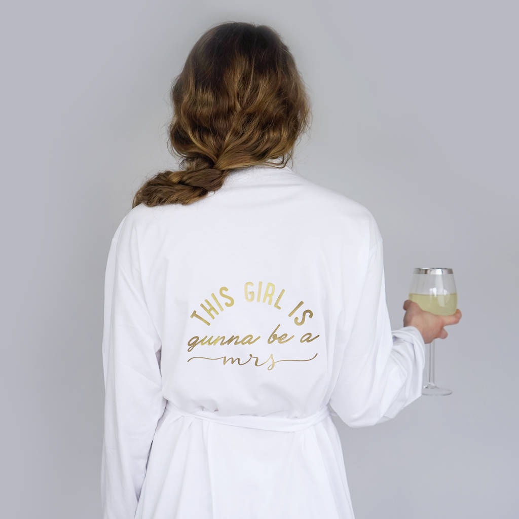 future mrs dressing gown