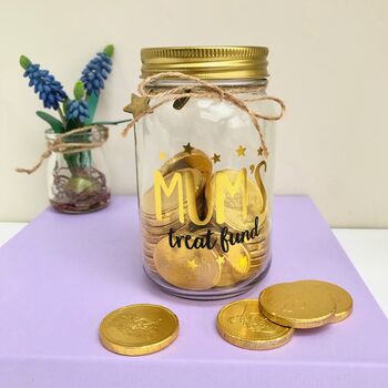 Gin Fund Money Box With Chocolate Coins, 7 of 7