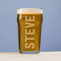 Pub Style My Name Pint Beer Glass, thumbnail 2 of 3
