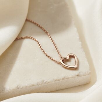 Personalised Mini Message Heart Necklace, 4 of 12
