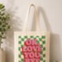 Lyrics Tote Bag, thumbnail 1 of 2