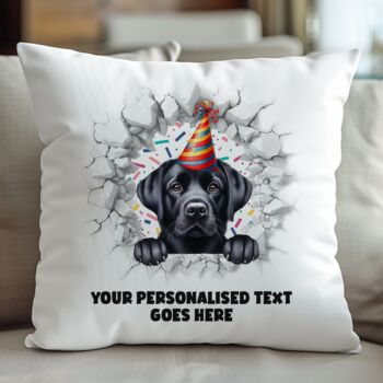 Personalised Labrador Birthday Break Through Dog, 6 of 9