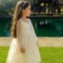 Elizabeth Ivory White Party Or Flower Girl Dress, thumbnail 3 of 5